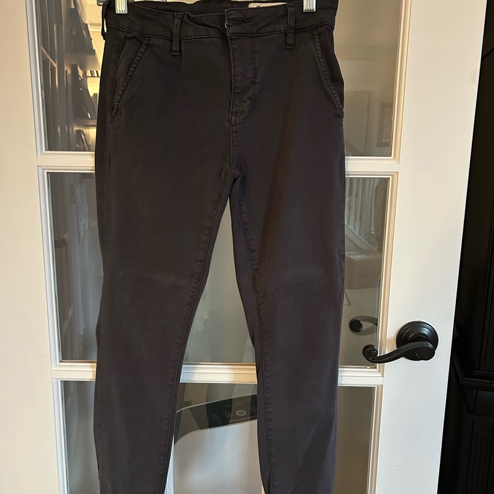 Dark Gray Casual Pants